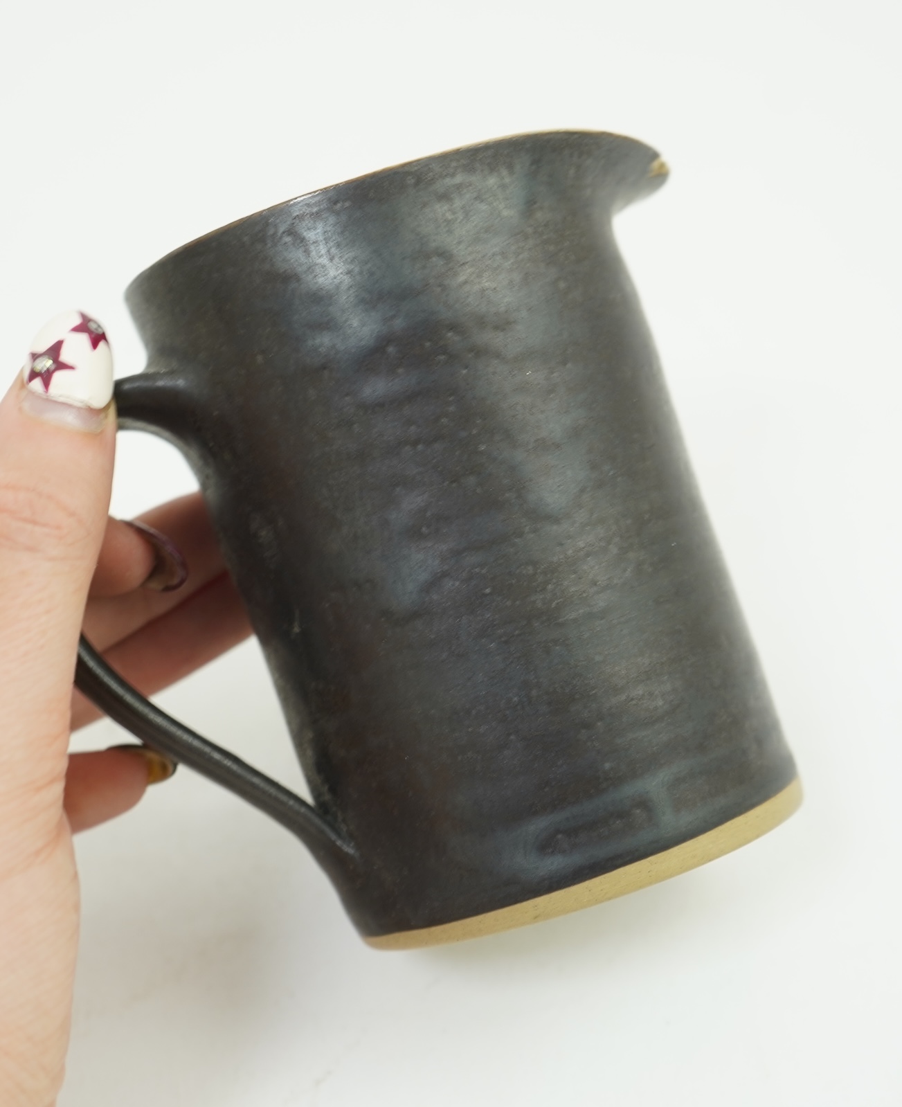 Dame Lucie Rie DBE (Austrian/British, 1902-1995): A stoneware jug and small bowl